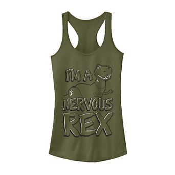 Juniors' Disney Pixar Toy Story Nervous Rex Tank Top