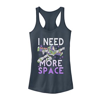 Juniors' Disney Pixar Toy Story Buzz Lightyear I Need More Space Tank Top