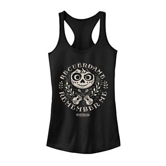 Disney's "Recuérdame Remember Me" Miguel Logo Juniors' Tank Top