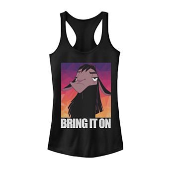 Disney's Emperor's New Groove Kuzco Bring It On Juniors' Tank Top
