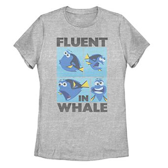 Juniors' Finding Dory Fluent In Whale Tee