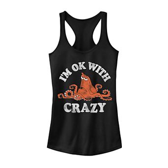 Juniors' Finding Dory Hank Ok With Crazy Tank Top