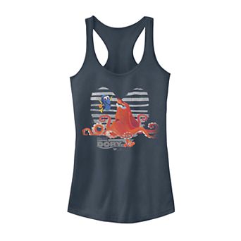 Juniors' Finding Dory Group Shot Tank Top
