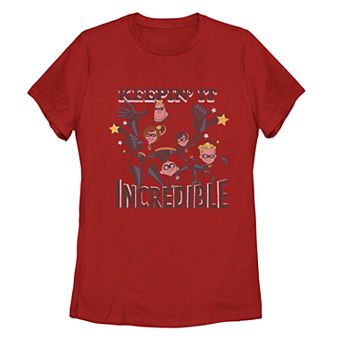 Juniors' Fifth Sun Disney Pixar Incredibles Keepin It Incredible Tee
