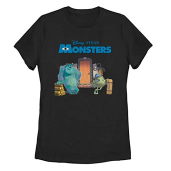 Juniors' Fifth Sun Monsters Inc Door Work Tee