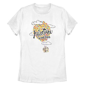 Juniors' Fifth Sun Disney Pixar Up Adventure Is Out There Doodle House Tee