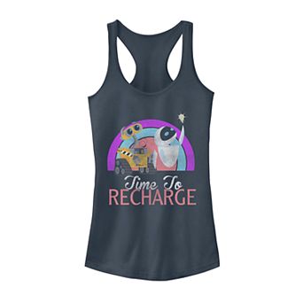 Juniors' Fifth Sun Disney Pixar Wall-E Time To Recharge Tank Top