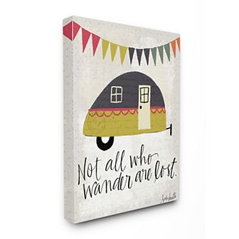 Stupell Home Decor Camper Wander Canvas Wall Art