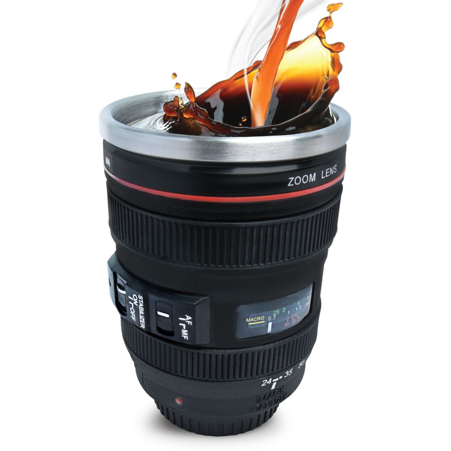 camera lens travel thermos