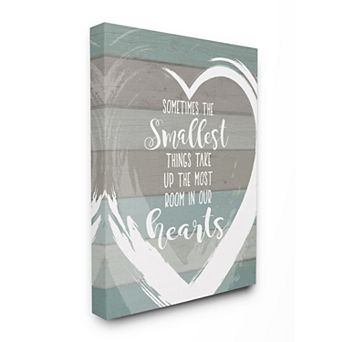 Stupell Home Decor Smallest Things Canvas Wall Art