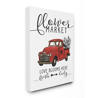 Stupell Home Decor Flower Market Canvas Wall Art