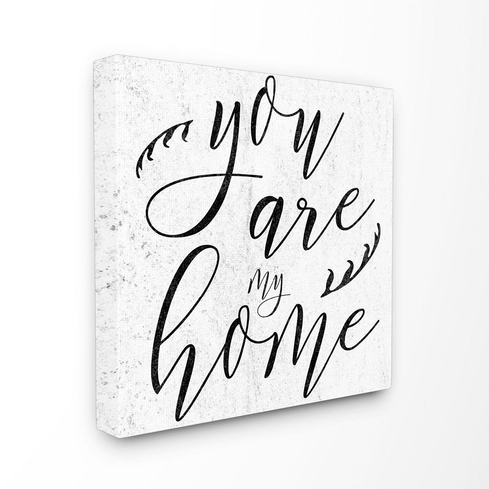 Stupell Home Decor You Are My Home Canvas Wall Art