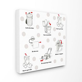 Stupell Home Decor Home Improvement Canvas Wall Art