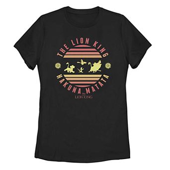 Juniors Lion King Hakuna Matata Sunset Circle Tee
