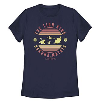 Juniors Lion King Hakuna Matata Sunset Circle Tee