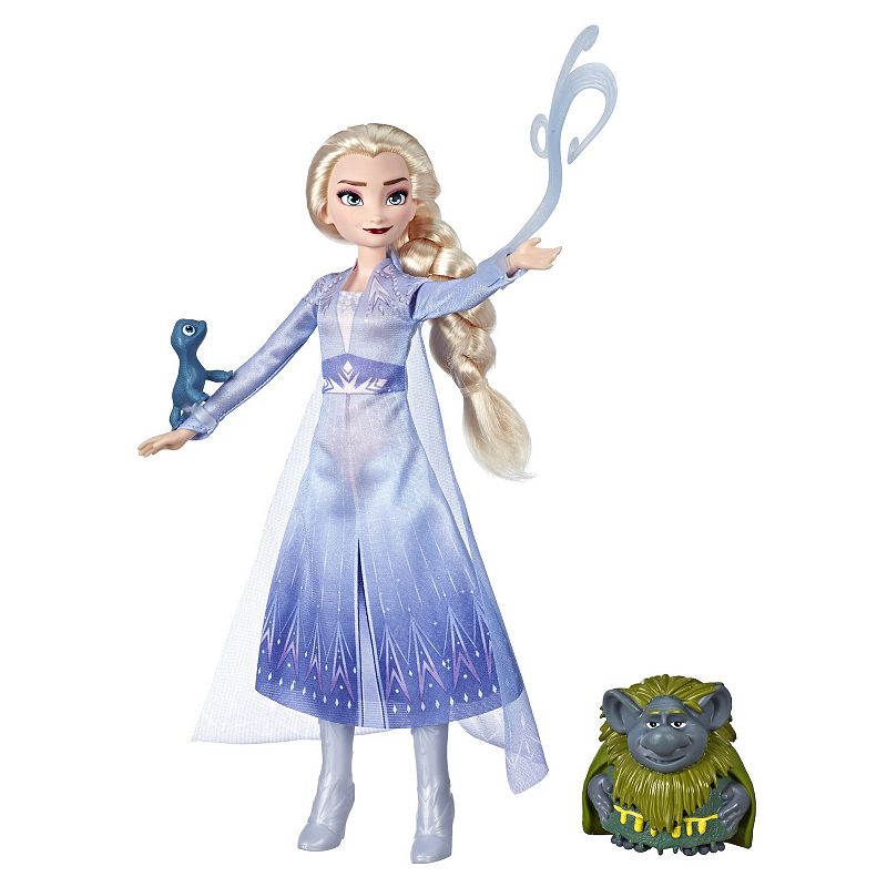 UPC 630509840045 product image for Disney's Frozen 2 Elsa Fashion Doll With Pabbie and Salamander Figures | upcitemdb.com