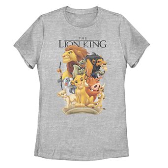 Juniors' Disney's Lion King Young Simba Full Cast Tee