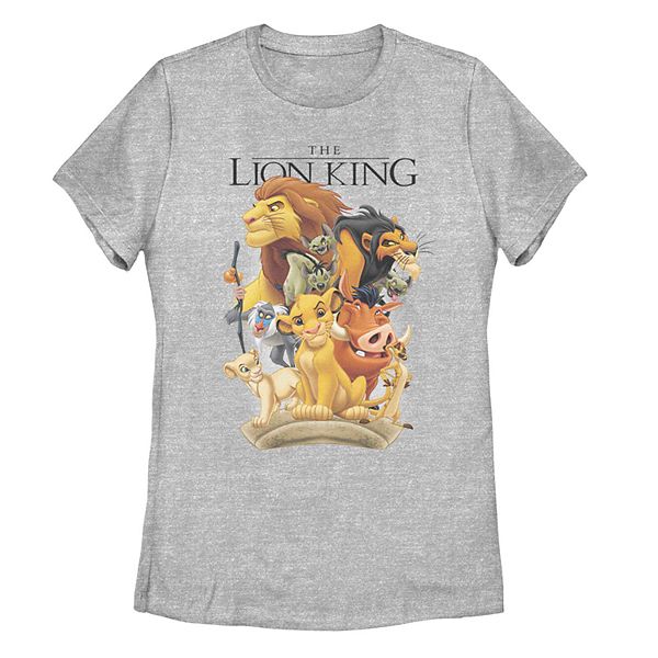 Juniors' Disney's Lion King Young Simba Full Cast Tee