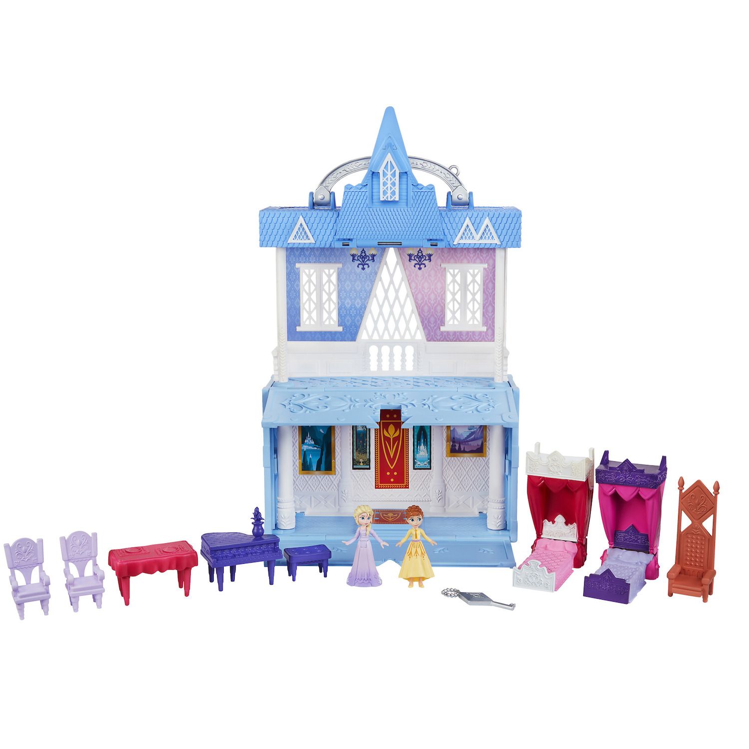 arendelle castle surprise feature playset