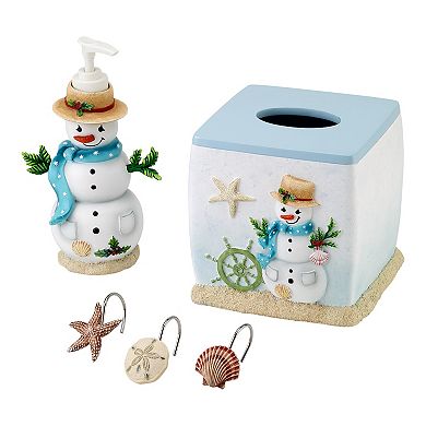 Avanti Coastal Snowman Soap Pump