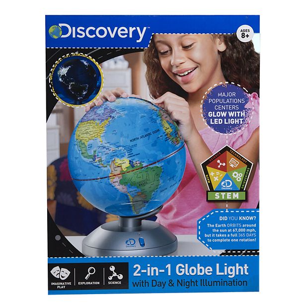 Discovery #Mindblown 2-in-1 Globe Light with Day & Night Illumination