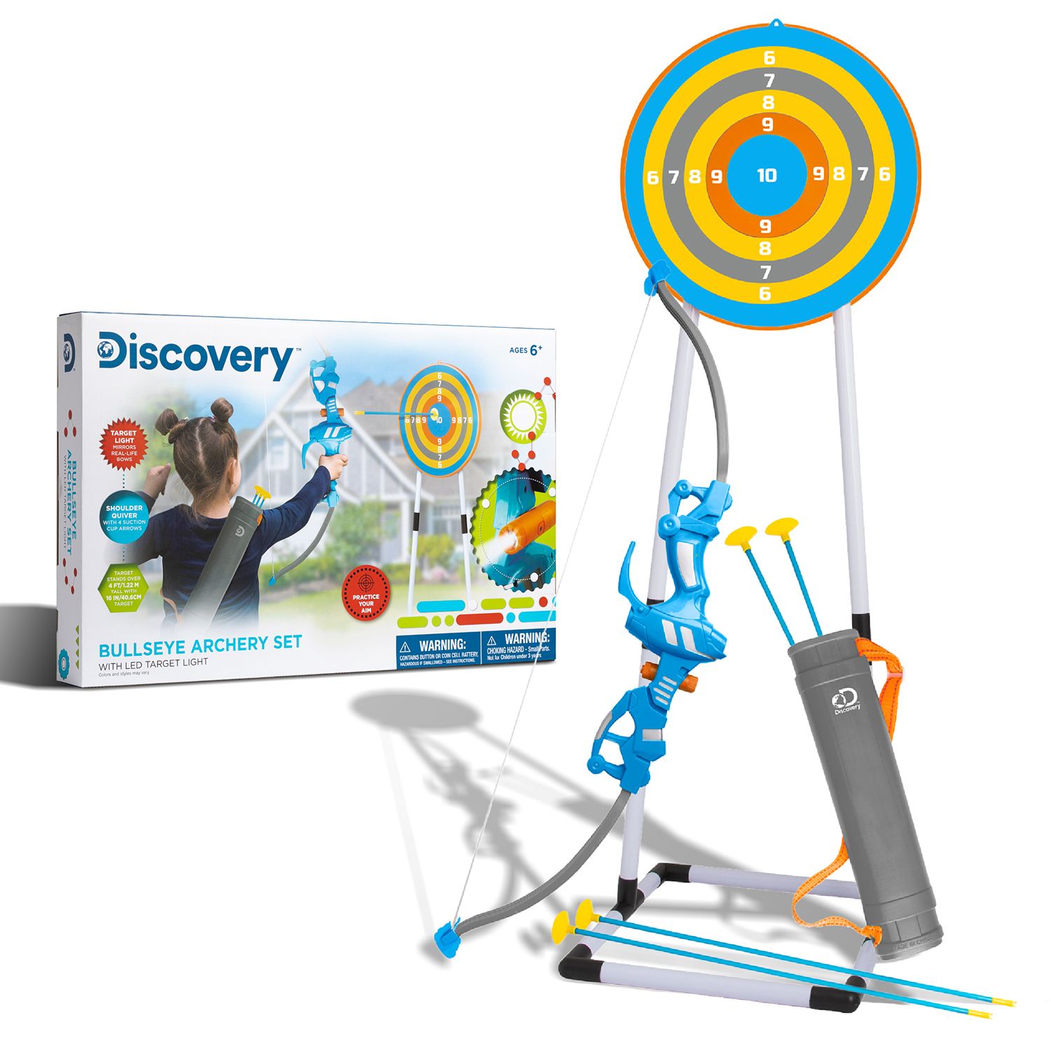 children's archery set with target