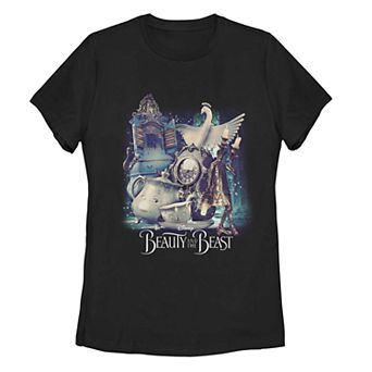 Juniors' Disney's Beauty And The Beast Cast Character Tee