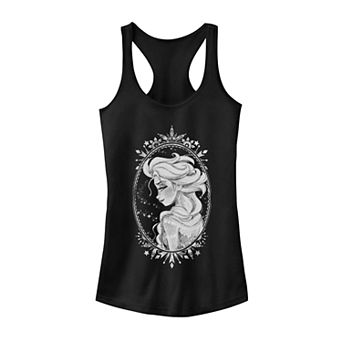 Juniors' Frozen Elsa Frame Portrait Tank Top