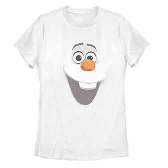 Juniors' Frozen Olaf Smile Tee