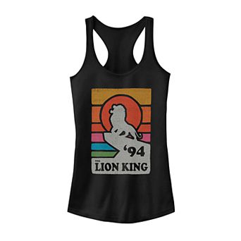 Juniors' Disney's Lion King Vintage Silhouette Poster Tank Top
