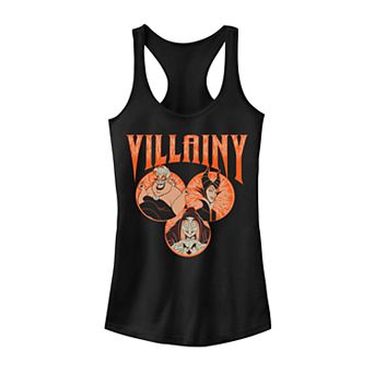 Juniors' Disney's Villainy Circles Poster Tank Top