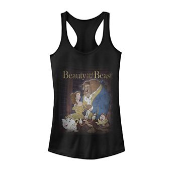 Juniors' Disney's Beauty And The Beast Vintage Poster Tank Top