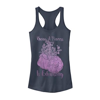 Juniors' Disney's Being A Princess Is Exhausting Tank Top