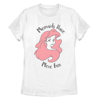 Juniors' Disney's The Little Mermaid Have More Fun Tee