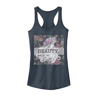 Juniors' Disney's Sleeping Beauty Aurora Floral Poster Tank Top