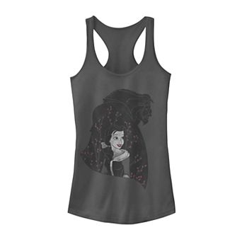 Juniors' Disney's Beauty And The Beast Silhouette Tank Top