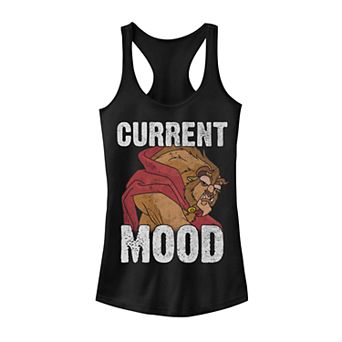 Juniors' Disney's Beauty And The Beast Current Mood Tee
