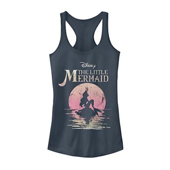 Juniors' Disney's The Little Mermaid Moon Night Portrait Tank Top
