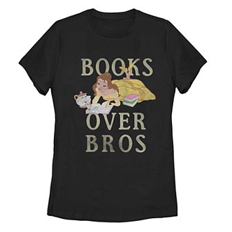 Disney's Beauty And The Beast Juniors' "Books Over Bros" Tee
