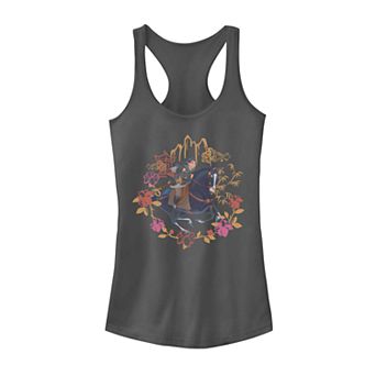 Disney's Mulan Mulan and Khan Juniors' Floral Tank Top