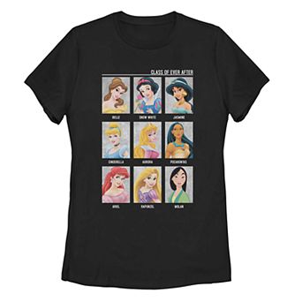 Juniors' Disney's Princess Class Of Ever After Picture Day Tee