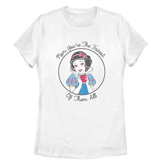 Juniors' Disney's Snow White Mom You're The Fairest Of Them All Tee