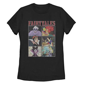 Juniors' Disney Princess Fairytales And Villains Tee