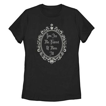 Disney's Snow White Juniors' Fairest Of Them All Mirror Tee