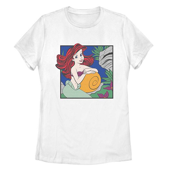 Juniors Fifth Sun Disney The Little Mermaid Ariel Comic Tee