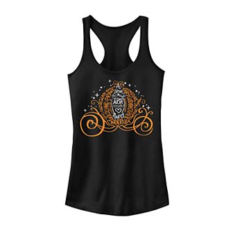 Disney's Cinderella Pumpkin Quotes Juniors' Tank Top
