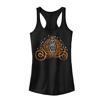 Disney's Cinderella Pumpkin Quotes Juniors' Tank Top