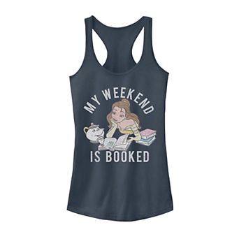 Disney's Beauty And The Beast Juniors' My Weekend Is Booked Tank Top