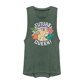 Juniors' Disney's Lion King Nala Future Queen Muscle Tank Top