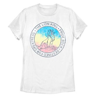 Juniors' Disney's Lion King Rainbow Destined For Greatness Tee